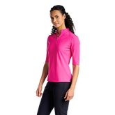 Alternate View 1 of Noa Magenta Fever 3/4 Sleeve Polo Shirt